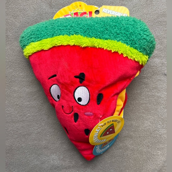Other - Reversible OMG Surprise Watermelon Pizza Dog Toy